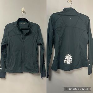 Athleta Whirlwind Full Zip Performance Jacket Blue